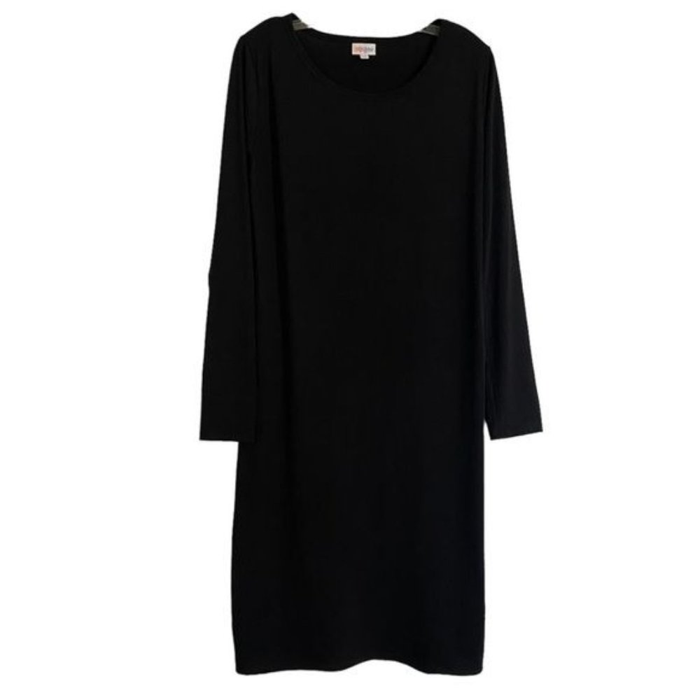 LuLaRoe Solid Black Debbie Dress